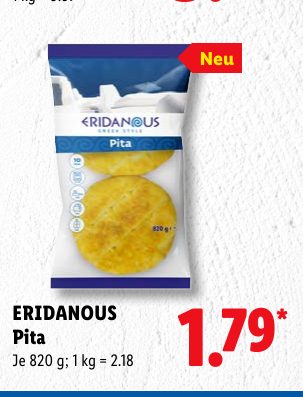 ERIDANOUS Pita