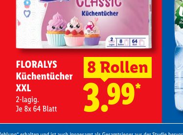 FLORALYS Küchentücher XXL