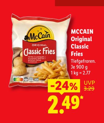 MCCAIN Original Classic Fries