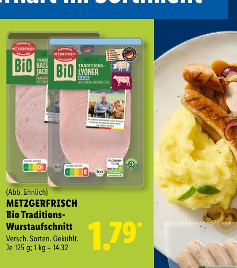 METZGERFRISCH Bio Traditions- Wurstaufschnitt