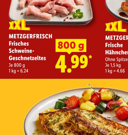 METZGERFRISCH Frisches Schweine- Geschnetzeltes