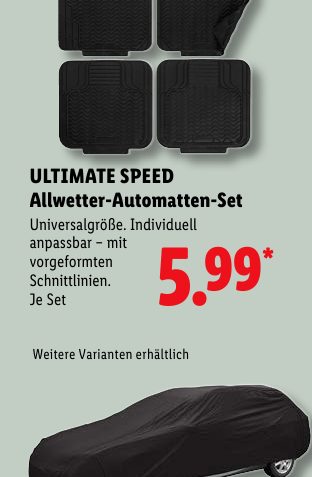 ULTIMATE SPEED Allwetter-Automatten-Set