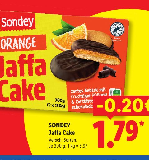 SONDEY Jaffa Cake