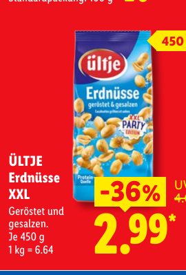 ÜLTJE Erdnüsse XXL