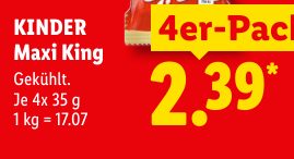KINDER Maxi King