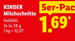 KINDER Milchschnitte