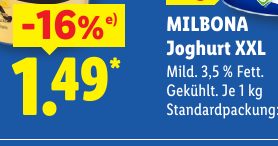 MILBONA Joghurt XXL