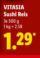 VITASIA Sushi Reis