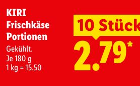 KIRI Frischkäse Portionen