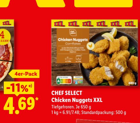 CHEF SELECT Chicken Nuggets XXL