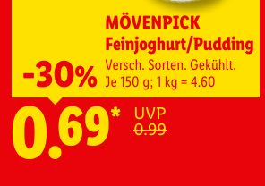 MÖVENPICK Feinjoghurt/Pudding