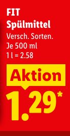 FIT Spülmittel