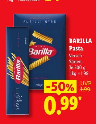 BARILLA Pasta