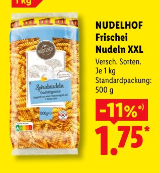 NUDELHOF Frischei Nudeln XXL