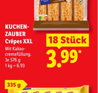 KUCHEN- ZAUBER Crêpes XXL