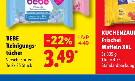 BEBE Reinigungs tücher