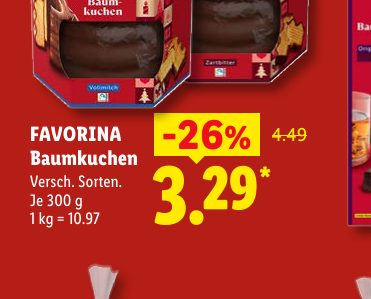 FAVORINA Baumkuchen