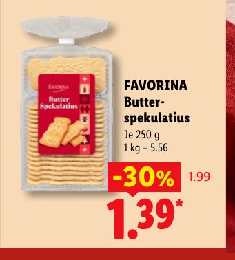 FAVORINA Butter spekulatius