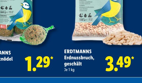 ERDTMANNS Erdnussbruch, geschält