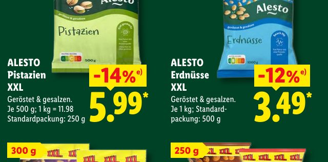ALESTO Pistazien XXL