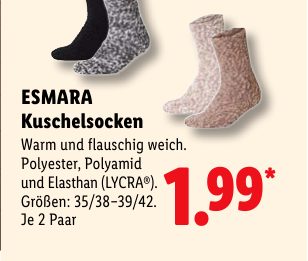 ESMARA Kuschelsocken