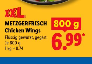 METZGERFRISCH Chicken Wings