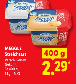 MEGGLE Streichzart