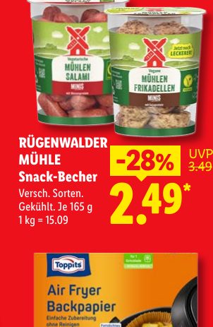 RÜGENWALDER MÜHLE Snack-Becher