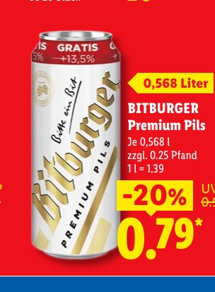 BITBURGER Premium Pils