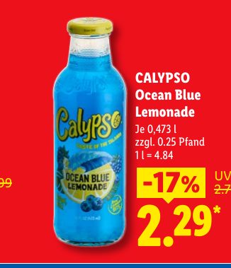 CALYPSO Ocean Blue Lemonade