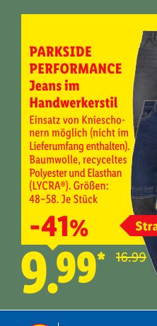 PARKSIDE PERFORMANCE Jeans im Handwerkerstil