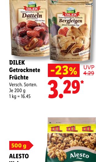 DILEK Getrocknete Früchte