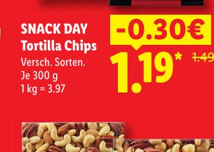 SNACK DAY Tortilla Chips