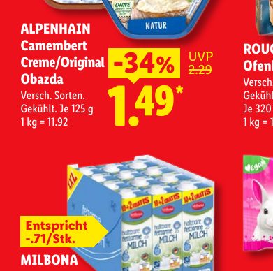 ALPENHAIN Camembert Creme/Original Obazda