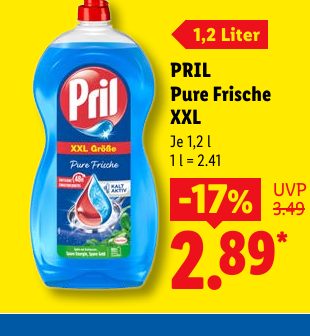 PRIL Pure Frische XXL