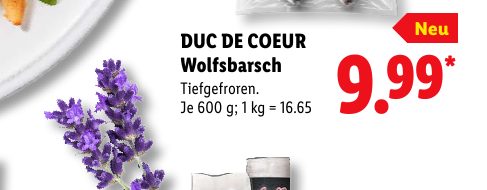 DUC DE COEUR Wolfsbarsch