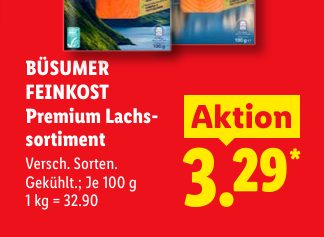 BÜSUMER FEINKOST Premium Lachs- sortiment