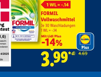 FORMIL Vollwaschmittel