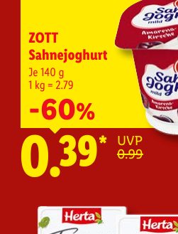 ZOTT Sahnejoghurt