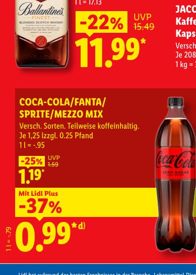 COCA-COLA/FANTA/ SPRITE/MEZZO MIX
