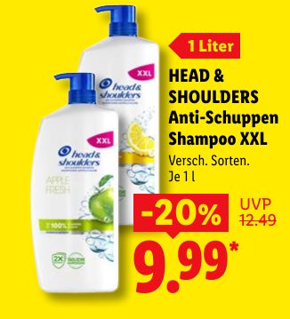 HEAD & SHOULDERS Anti-Schuppen Shampoo XXL