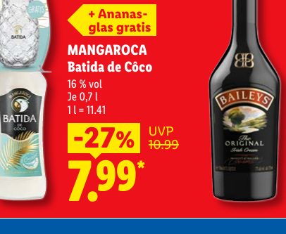 MANGAROCA Batida de Côco
