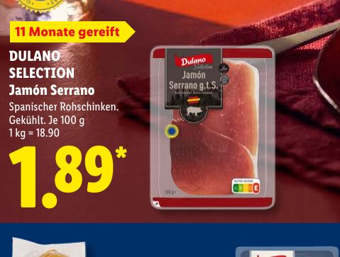 DULANO SELECTION Jamón Serrano