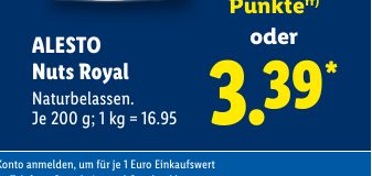 ALESTO Nuts Royal