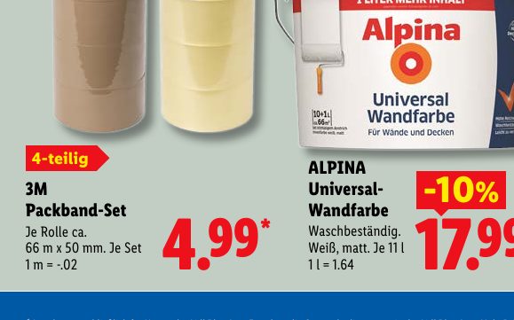 ALPINA Universal- Wandfarbe