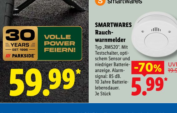 SMARTWARES Rauch warnmelder