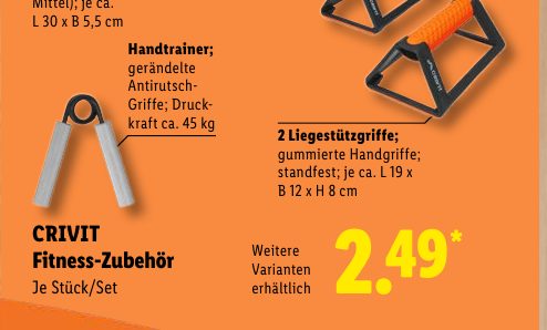 CRIVIT Fitness-Zubehör