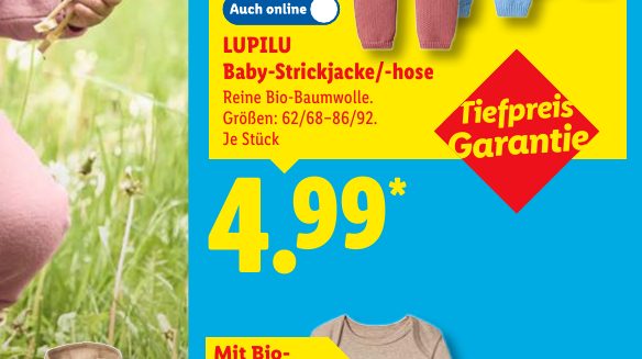 LUPILU Baby-Strickjacke/-hose