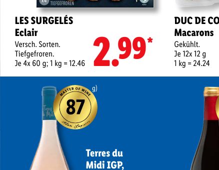 LES SURGELÉS Eclair
