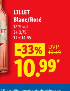 LILLET Blanc/Rosé